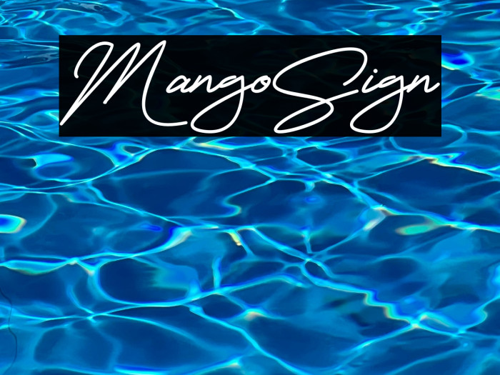 MangoSign Example 1