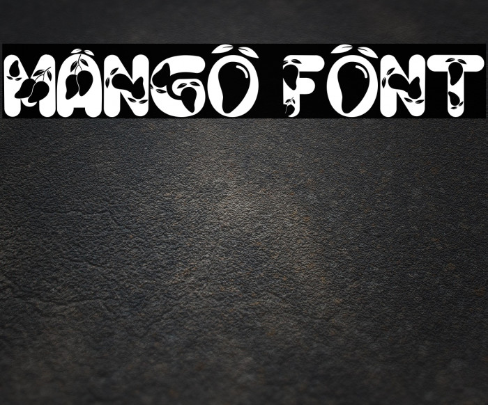 Mango Font examples