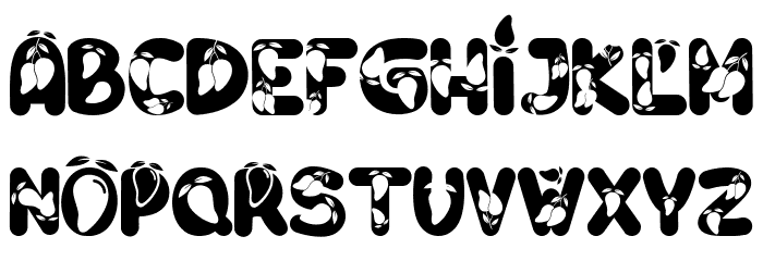 Mango Font LOWERCASE