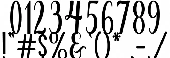 Mangomelon Font OTHER CHARS