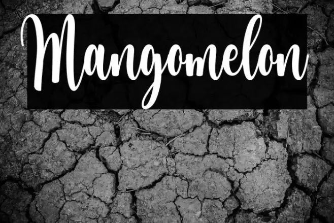 Mangomelon Font examples