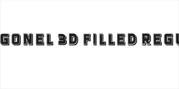 Mangonel 3D Filled Regular Logo