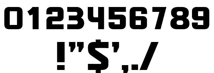Mangonel Regular Font OTHER CHARS