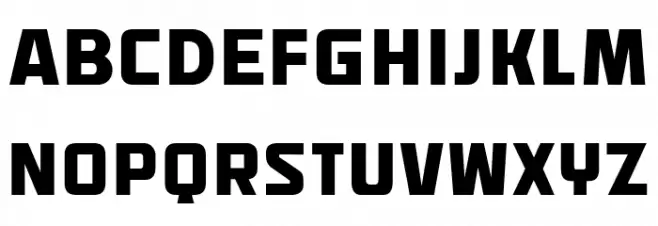 Mangonel Regular Font Litere mari