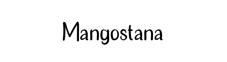 Mangostana  font caratteri gratis