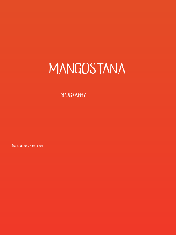 Mangostana Poster
