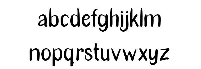 Mangostana Font LOWERCASE