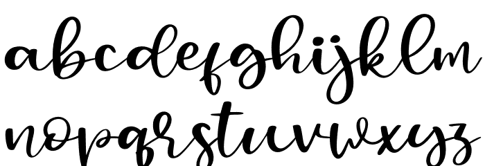 Mangosteen - Personal Use Font LOWERCASE