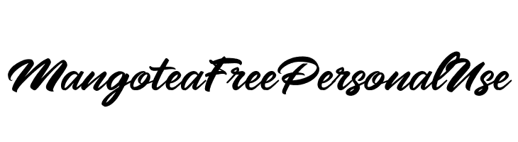 MangoteaFreePersonalUse  免费字体下载
