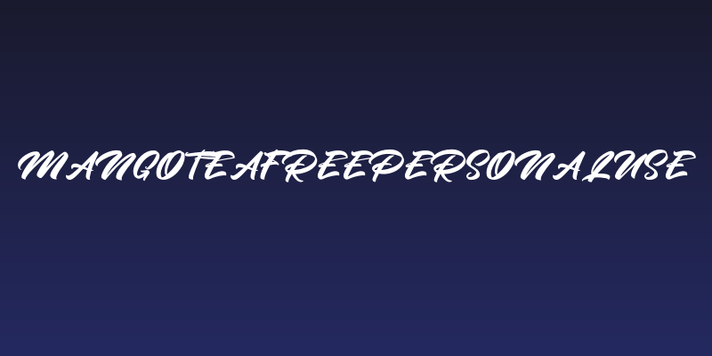 MangoteaFreePersonalUse Social Header