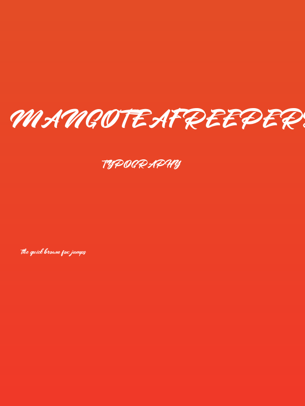 MangoteaFreePersonalUse Poster