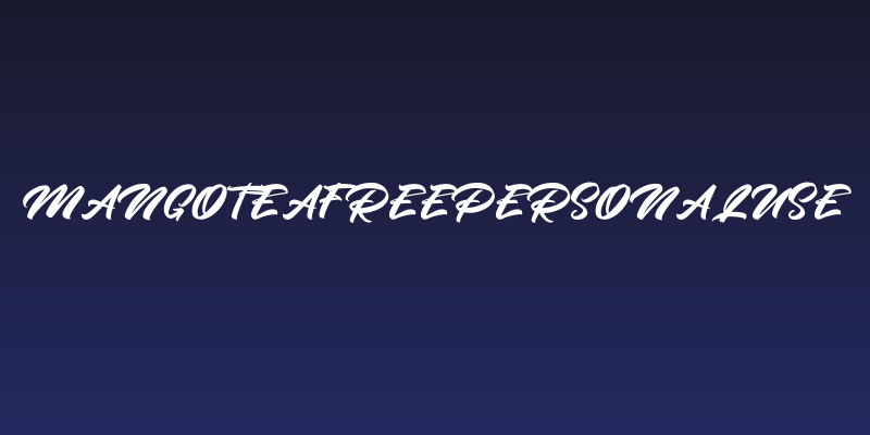 MangoteaFreePersonalUse Social Header