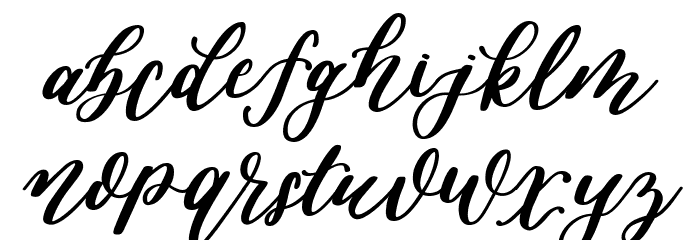 Mangshana Regular Font LOWERCASE