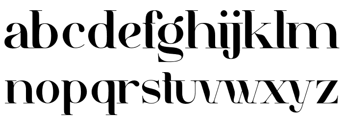 Mangsi Font LOWERCASE
