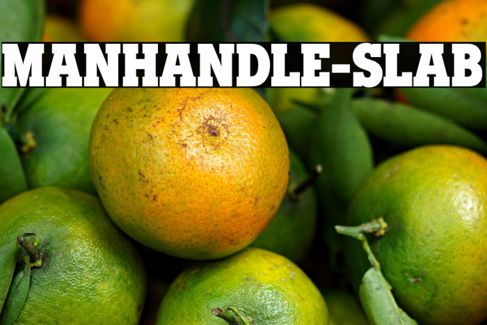 Manhandle-Slab Example 2