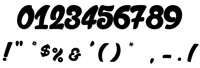 Manhattan Avenue_PersonalUseOnly Font OTHER CHARS
