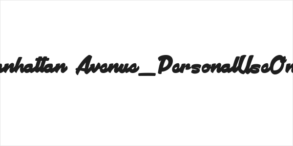 Manhattan Avenue_PersonalUseOnly Logo