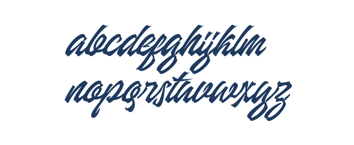 Manhattan Brush Lowercase