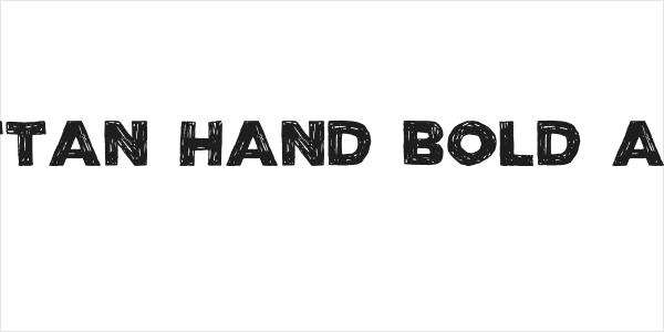 Manhattan Hand Bold All-Caps Logo