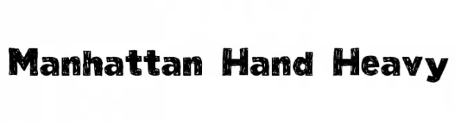 Manhattan Hand Heavy  لخطوط تنزيل