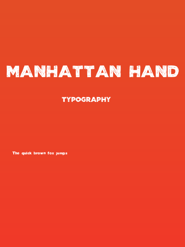 Manhattan Hand Heavy Poster