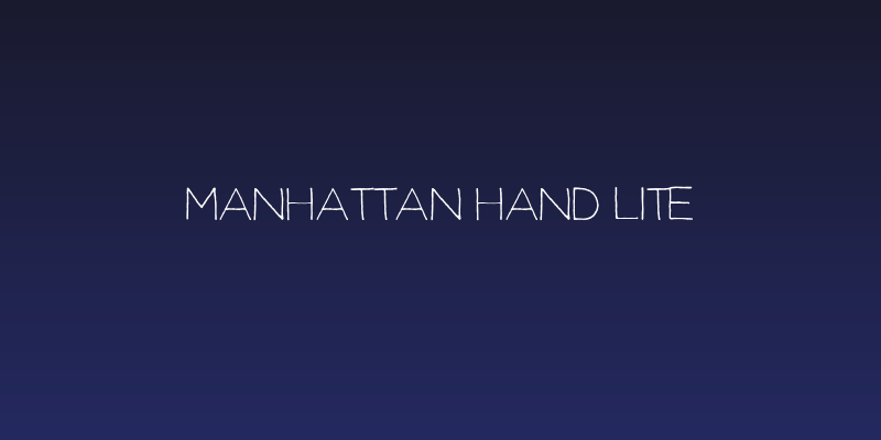 Manhattan Hand Lite Social Header