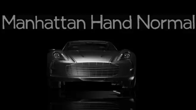 Manhattan Hand Normal Font examples