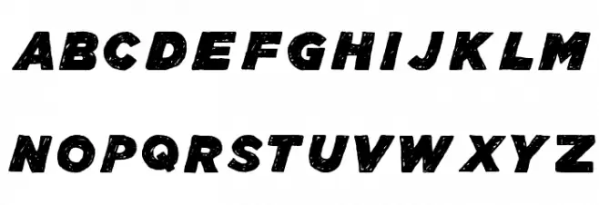 Manhattan Hand Strong Italic خط أحرف كبيرة
