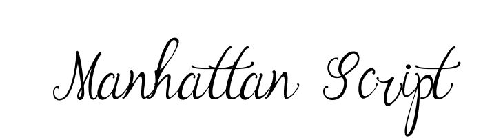 Manhattan Script  Descarca Fonturi Gratis