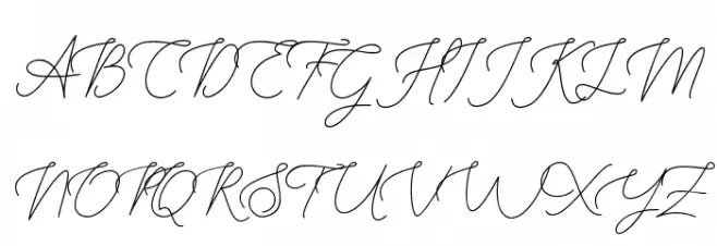 Manhattan Signature Font OTHER CHARS