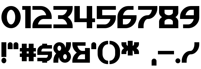 Manhattan Tower Bold Font OTHER CHARS