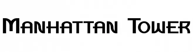 Manhattan Tower  フリーフォントのダウンロード