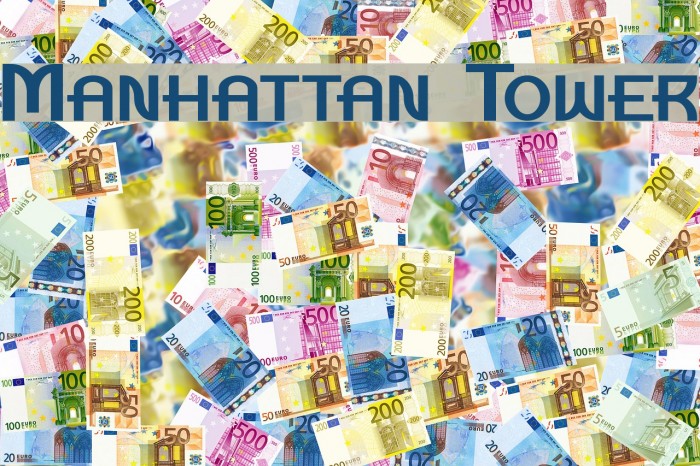 Manhattan Tower Font examples