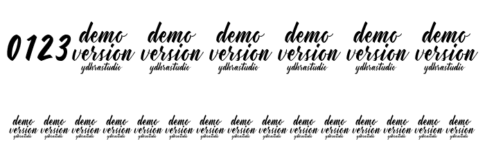 Шрифт demo