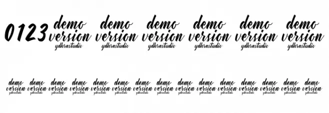 Manhattan Typeface Demo Schriftart Anderer Schreiben