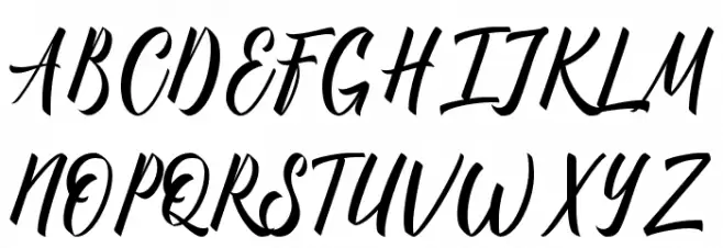 Manhattan Typeface Demo Caratteri MAIUSCOLE