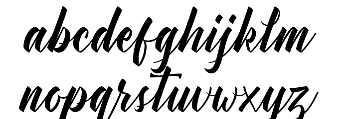 Manhattan Typeface Demo Шрифта строчной