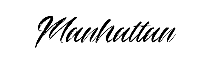 Manhattan  font caratteri gratis