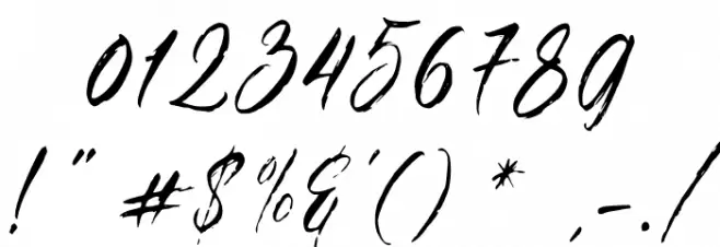 Manhattan Font OTHER CHARS