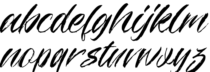 Manhattan Font LOWERCASE
