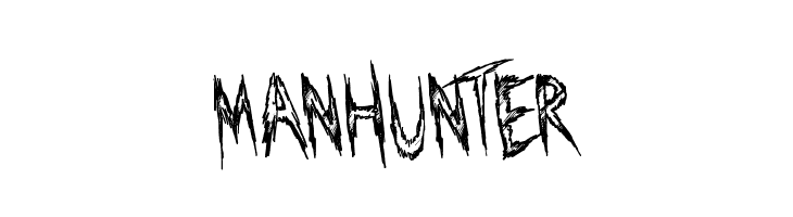 Manhunter  les polices de caractères gratuit tlcharger