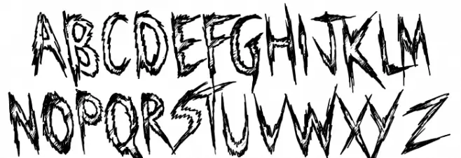 Manhunter Шрифта ВЕРХНИЙ