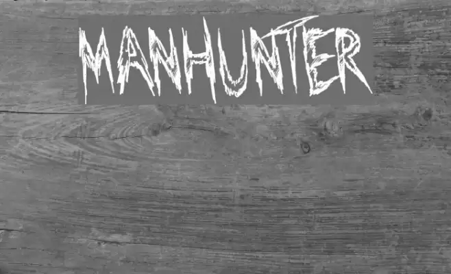 Manhunter Font examples
