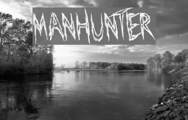 Manhunter Font examples