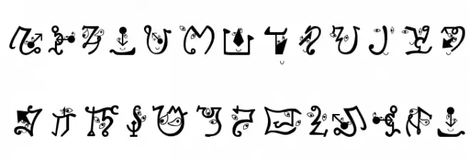 ManiaK Font Litere mari