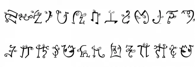 ManiaK Caratteri MINUSCOLO