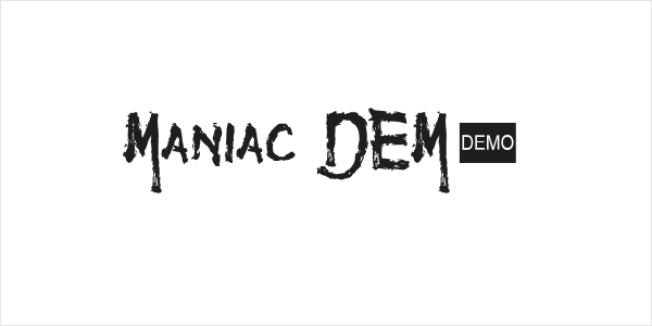 Maniac DEMO Logo