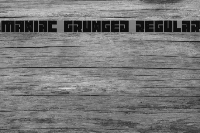 Maniac Grunged Regular Example 3