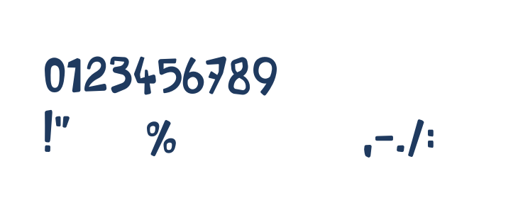 Maniac Letters Bold Other Characters