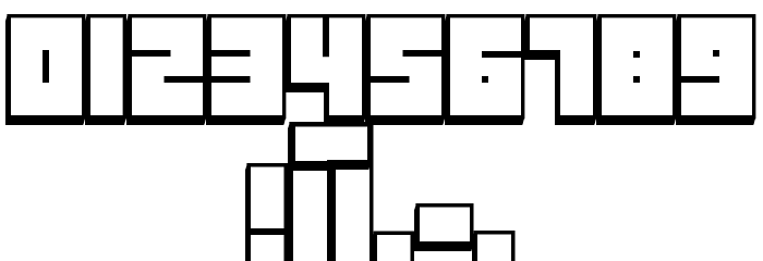 Maniac Outline Regular Font OTHER CHARS
